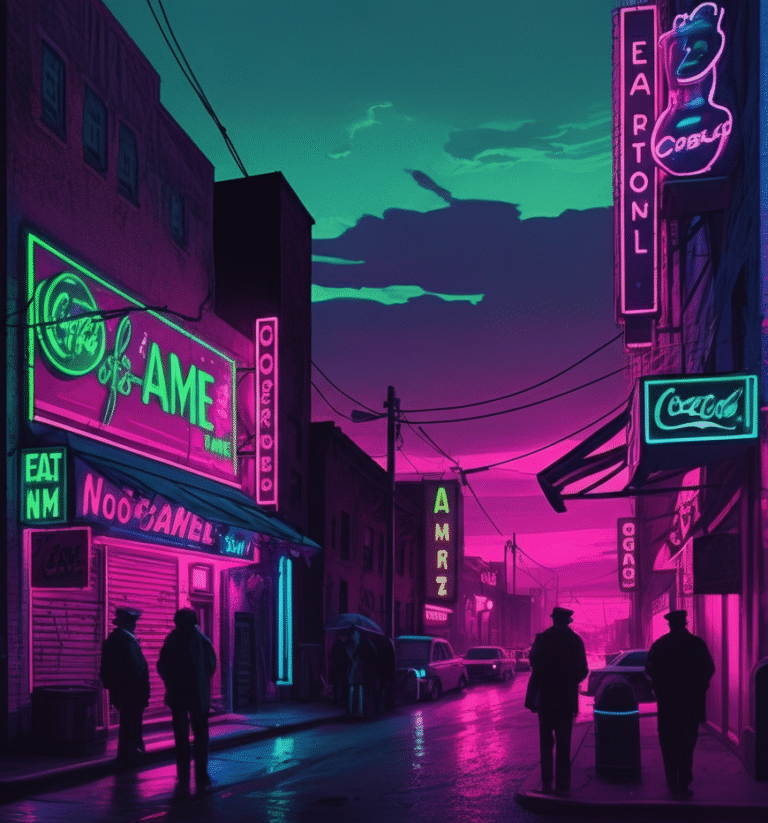 AndyWarhella: Where Neon Dreams Meet Nightmares
